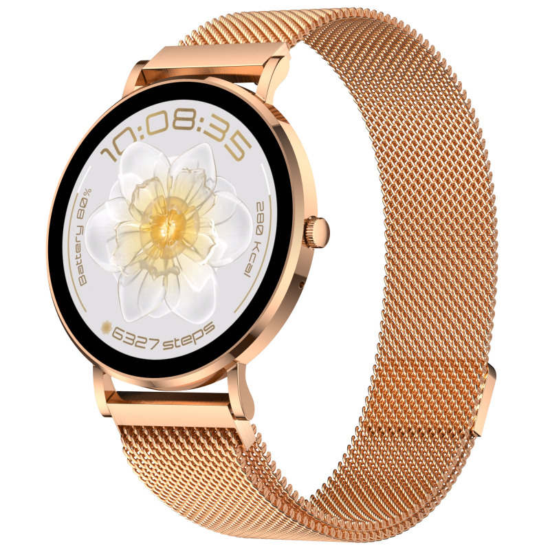 Смарт часовник Aurafit AM28, Amoled, Черен - 73127