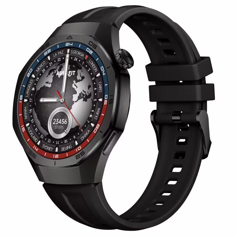 Смарт часовник Aurafit AM34, Amoled, Черен - 73124