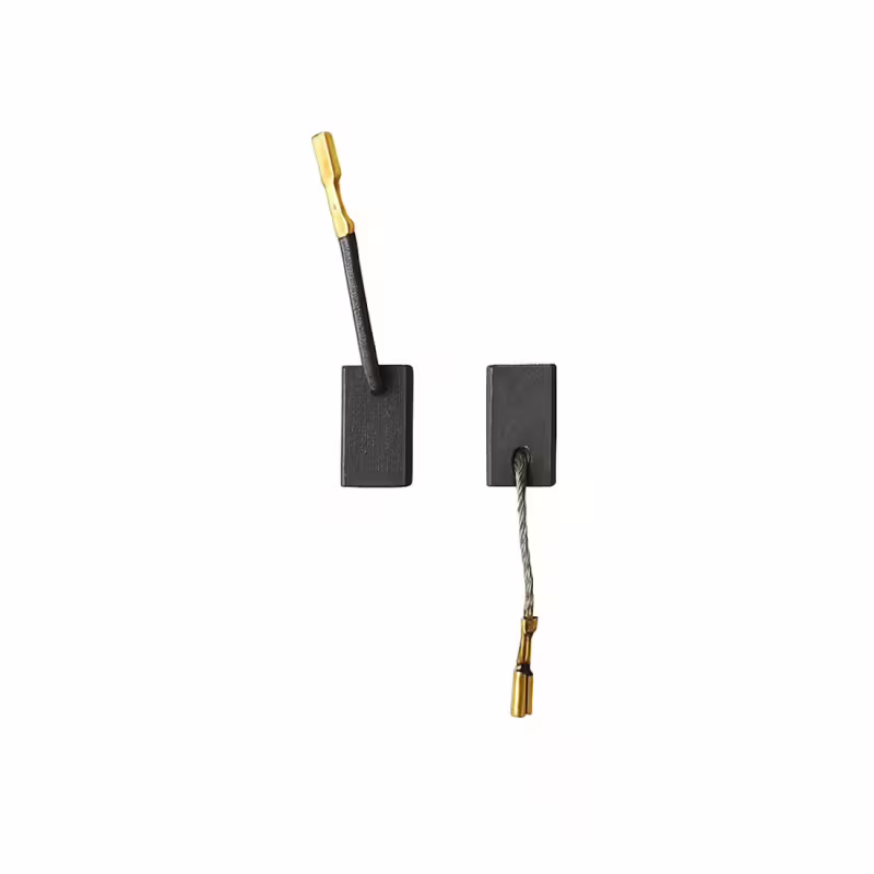 Въглено-графитна четка, извод, накрайник каб.обувка, 5x8x17mm