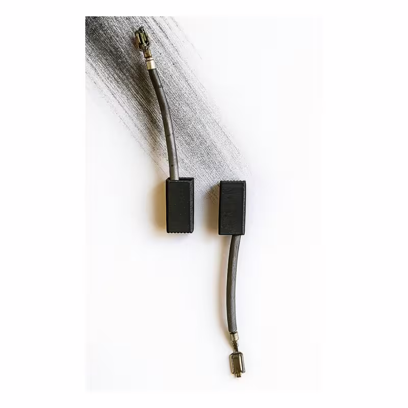 Българска въглено-графитна четка, канал, извод, накрайник каб.обувка, 6,5x9x17mm