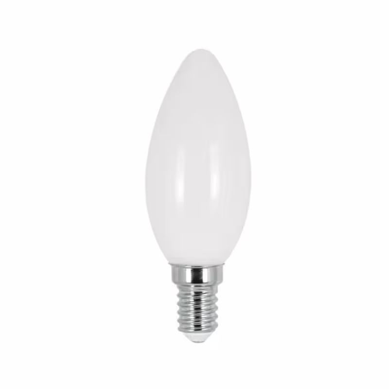Лампа свещ, LED, клас F, цокъл E14, 220V, 6W, 4000K