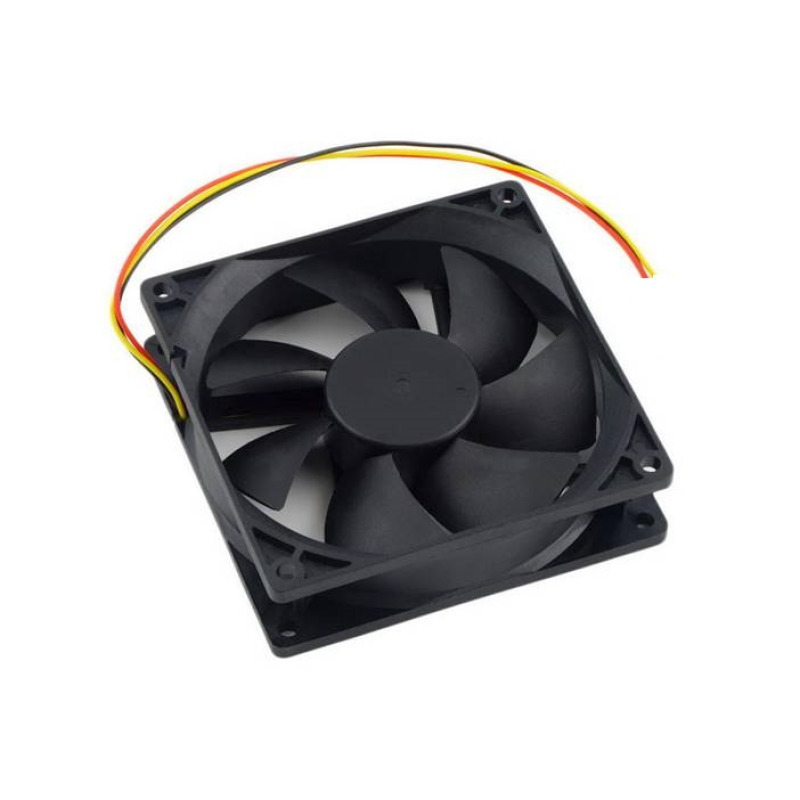 Вентилатор, аксиален, лагер, 12V, 3P, 0,08A, 25x25x10mm, 2,1m3/h