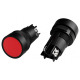 Бутон EA142, 2pin, незадържащ, НО, червен, 250VAC, 3A, Ф22mm