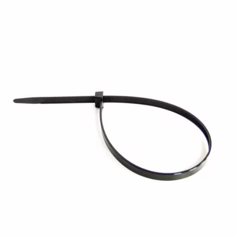 Кабелна превръзка, опашка, черна, 2,5x100mm