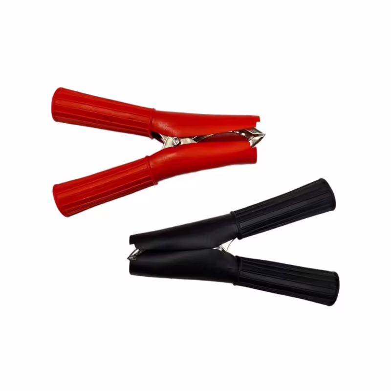 Щипка крокодил, за акумулатор, черен,червен, 80mm, 30A