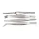 Пинсети комбинирани, прави, криви, комплект 4бр.