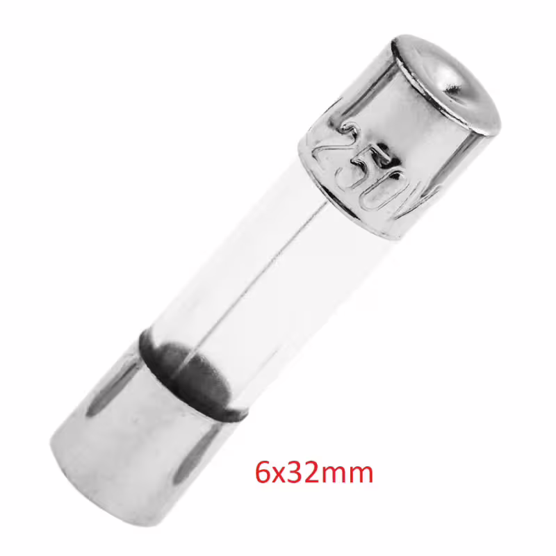 Предпазител, стъклен, 6x32mm, 12A