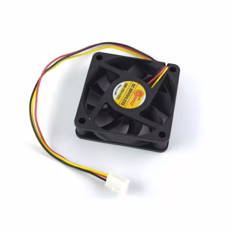 Вентилатор HXS, аксиален, лагер, 12VDC, 3P, 0,16A, 60х60х15mm, 22m3/h