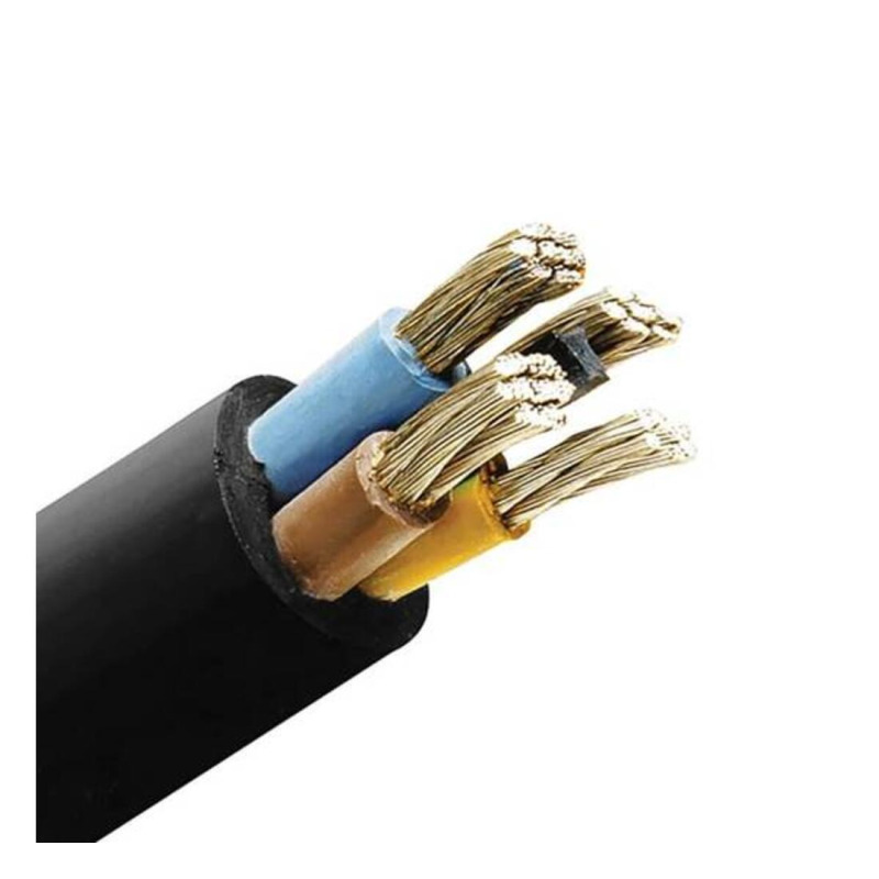 Кабел гумиран, четирижилен, трифазен, ШКПТ, 3x2,5mm2+1x2,5mm2