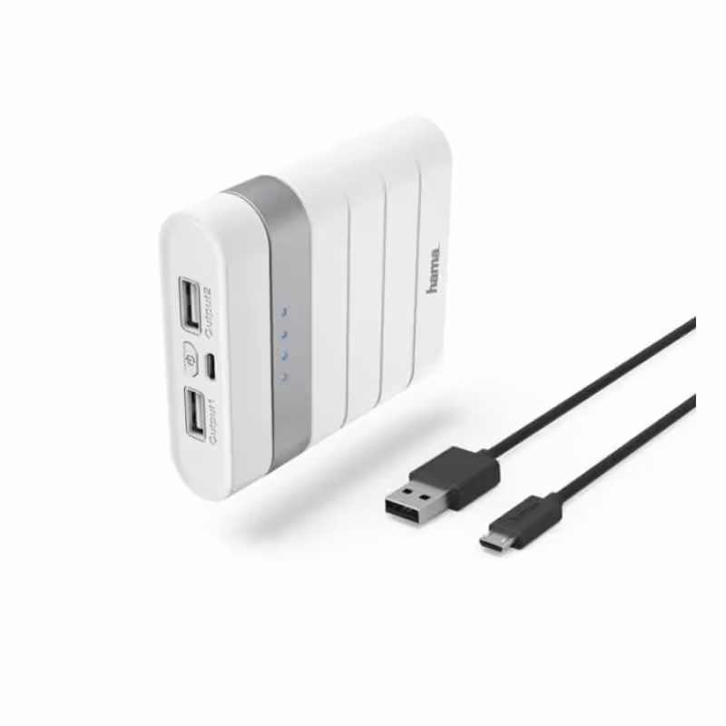 Power bank HAMA преносима акумулаторна батерия 10400mAh