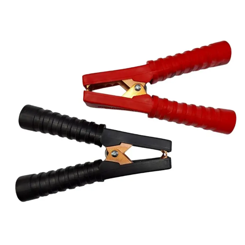 Щипка крокодил, за акумулатор, черен, червен, 140mm, 300A