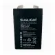 Акумулаторна, оловна батерия SUNLIGHT, 6VDC, 4,5AH, 70х47х107mm