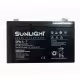 Акумулаторна, оловна батерия SUNLIGHT, 6VDC, 7AH, 151х34х100mm
