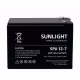 Акумулаторна, оловна батерия SUNLIGHT 12VDC, 7AH, 151х65х94mm