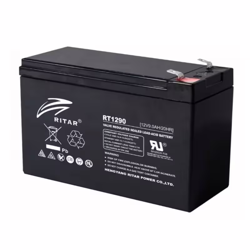 Акумулаторна, оловна батерия RITAR, 12VDC, 9AH, 38W, 151х65х94mm