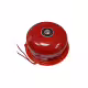 Алармен звънец F2-4, механичен, червен, 220VAC, 4", Ф100mm