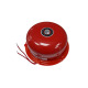 Алармен звънец F2-4, механичен, червен, 220VAC, 4", Ф100mm