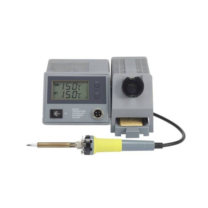 Поялна станция ZD-931, поялник, регулатор, до 450 °C, 220VAC, 48W