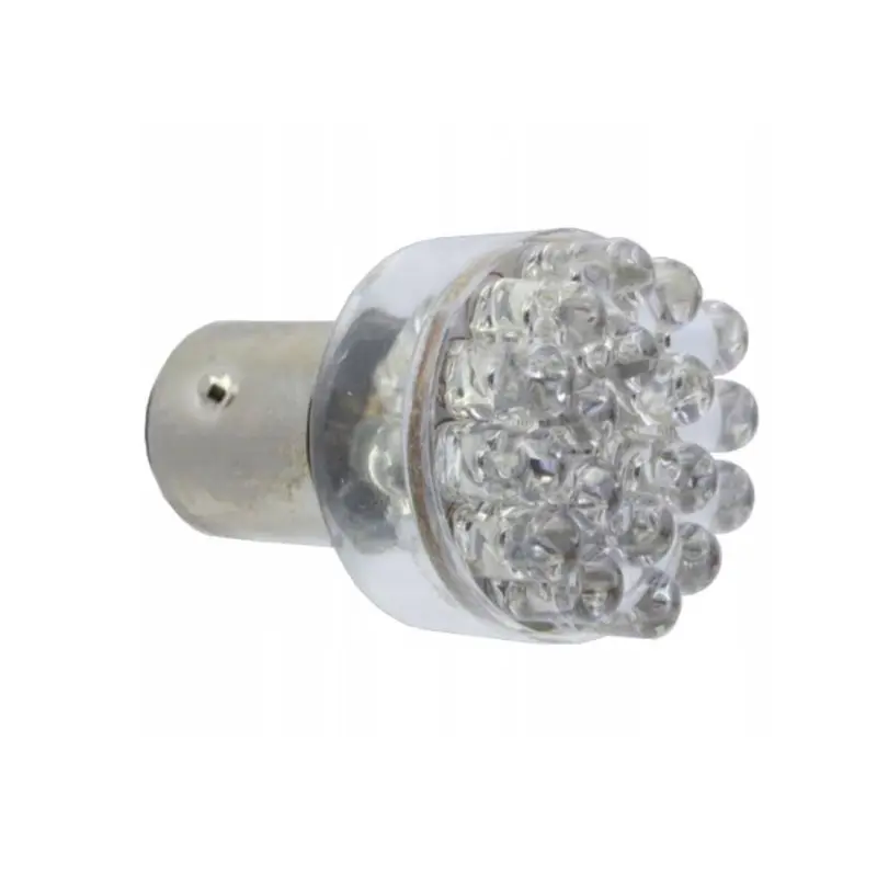Автомобилна лампа, 19бр. LED, студено бяла, цокъл BA15s, 12VDC