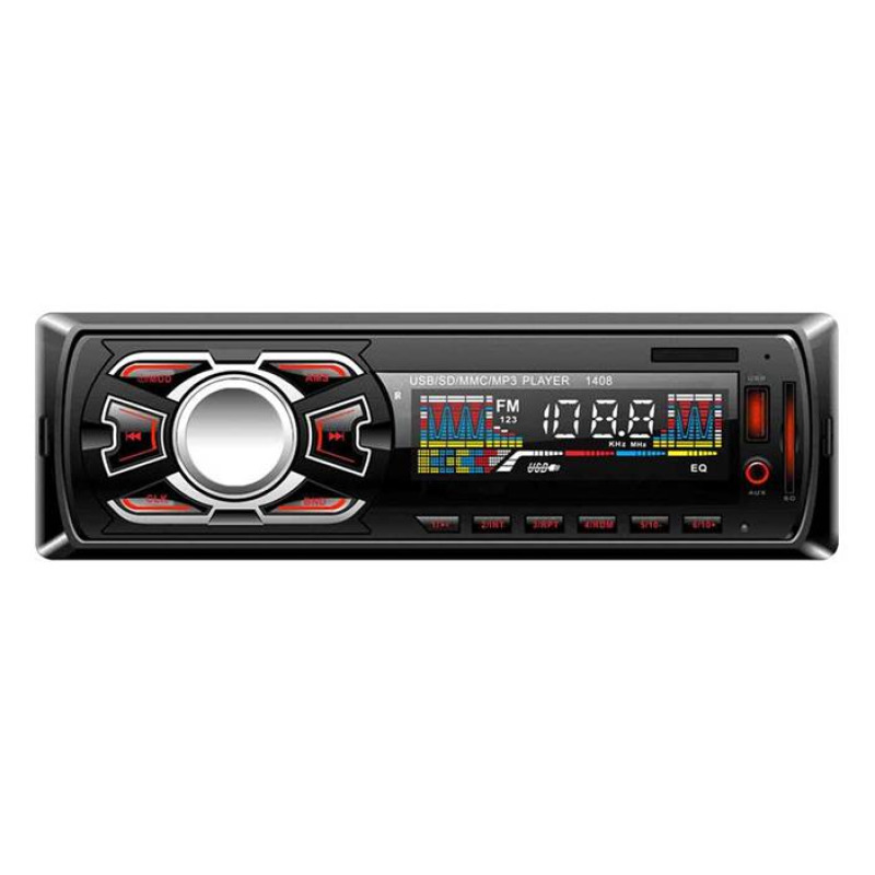 Автомобилен радио MP3 плеър AN-1408, AUX, FM, SD, USB 4x45W 12V