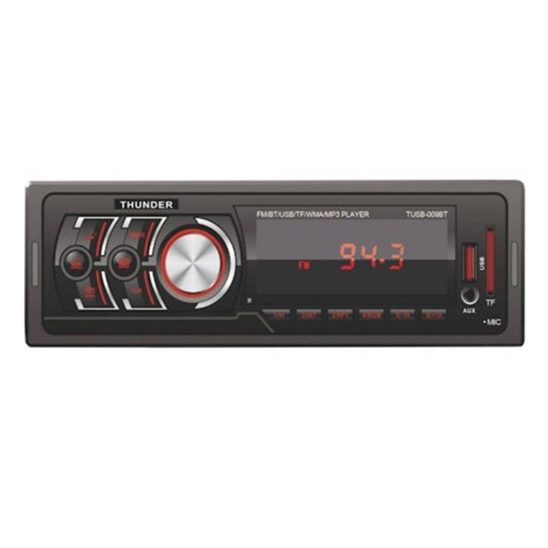 Автомобилен радио MP3 плеър TUSB-009BT, AUX, FM, SD, USB, BLT 4x40W, 12V