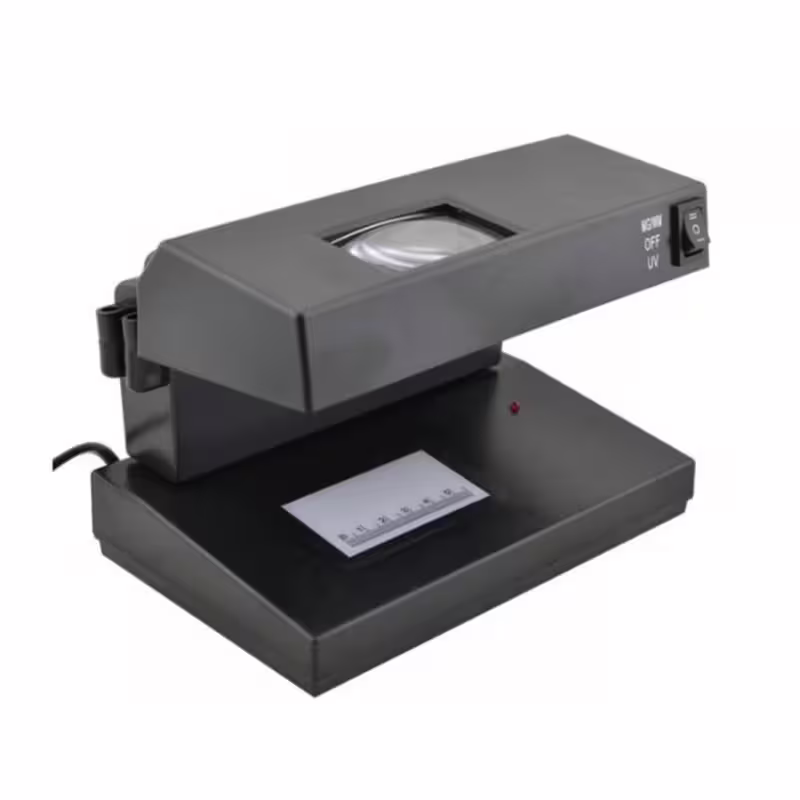 Детектор за пари AD-2138, банкноти, UV фенер, 220VAC, 15W