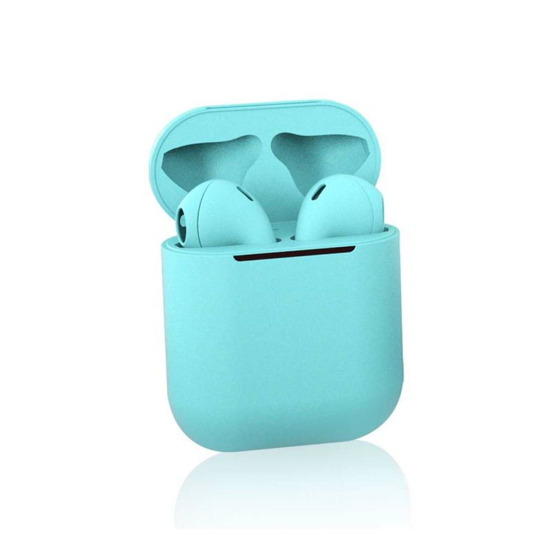 Безжични слушалки MT-i12 TWS, тапи, блутуут, стерео звук, докинг кутия