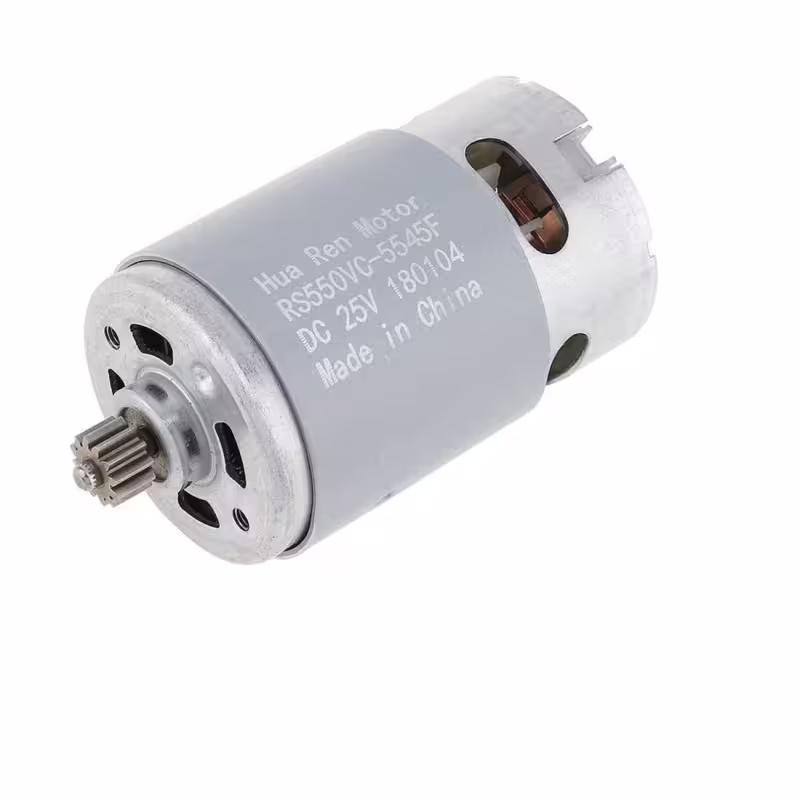 Електрическо моторче RS550VC, 9 зъба, 18VDC, Ф37x57mm