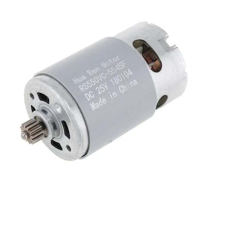 Електрическо моторче RS550VC, 9 зъба, 18VDC, Ф37x57mm