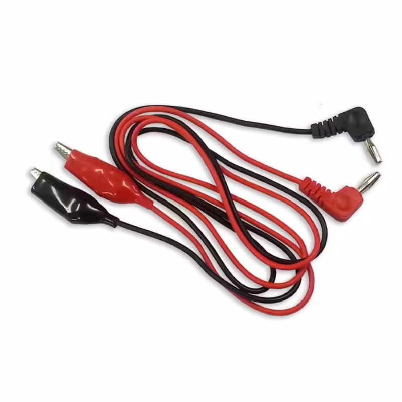 Пипала 96-742 за мултицет черно/червено с щипки/крокодили 15A 1000V 0,9m
