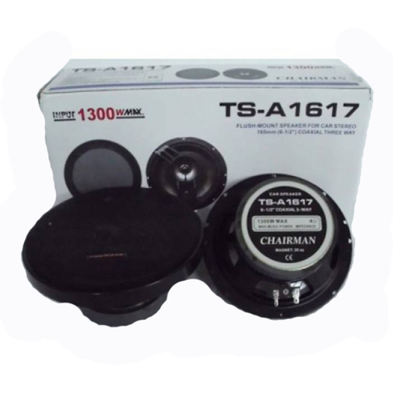Автомобилни говорители TS-A1617, комплект, 1300W, 6,5"