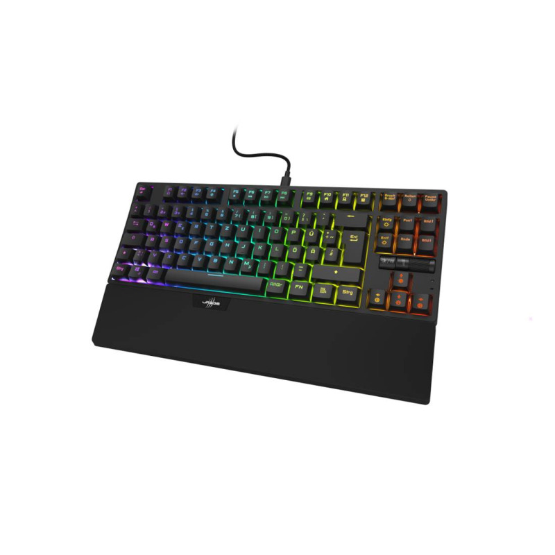 Геймърска клавиатура uRAGE EXODUS 860, механична, светеща, RGB, USB, 1,3m