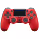 Джойстик, контролер Doubleshock 4, съвместим с playstation 4, компютър, червен, Wi-Fi
