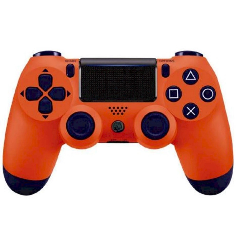 Джойстик, контролер Doubleshock 4, съвместим с playstation 4, компютър, оранжев, Wi-Fi