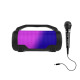 Караоке Bluetooth тонколона с микрофон, черна