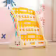 Комбинирана детска етажерка за книги и играчки Feelkids - жълта