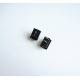 Ключ RS601, 2pin, 2 положения, черен, 250VAC, 10A, 19x13mm