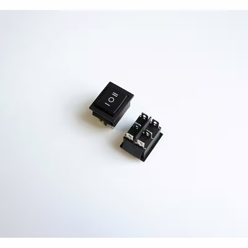 Ключ, 6pin, 3 положения, черен, 250VAC, 16A, 28x22mm