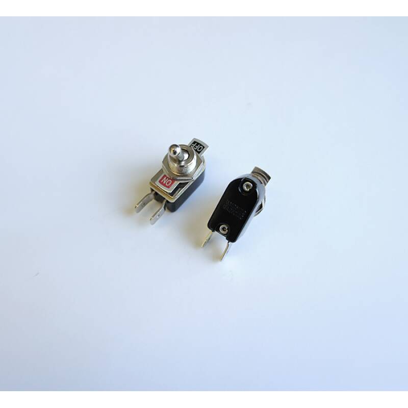Ключ с лост 2pin и 2 положения черен 250V 3A Ф12mm