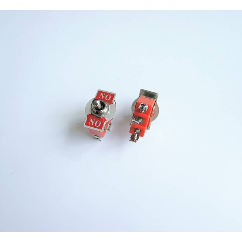 Ключ с лост 3pin, 2 положения, червен, 250VAC, 15A, Ф12mm