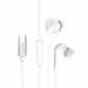 Слушалки за мобилни устройства Earldom ET-E71, Type-C, Mикрофон, Бял - 20751