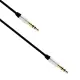 Аудио кабел, Earldom, AUX15, 3.5mm жак, М/М, 1.0м, Черен - 14878