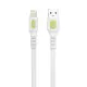 Кабел за данни DeTech DE-C36i, Lightning, 1.0m, Бял - 40192