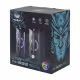 Тонколони Aula N-522, 2x3W, USB, RGB, Черен - 22188
