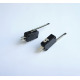 Ключ незадържащ НО с рамо 51mm черен 250V 16A