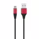 Кабел за данни DeTech DE-C22M, Micro USB, 1.0m, Черен - 40103