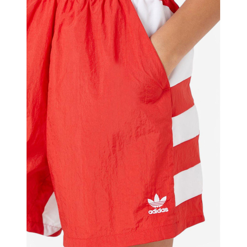ADIDAS Originals Large Logo Shorts Red/White