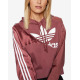 ADIDAS Originals Adicolor Split Trefoil Hoodie Dark Burgundy