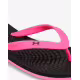 UNDER ARMOUR Atlantic Dune Flip-Flops Pink/Black
