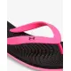 UNDER ARMOUR Atlantic Dune Flip-Flops Pink/Black